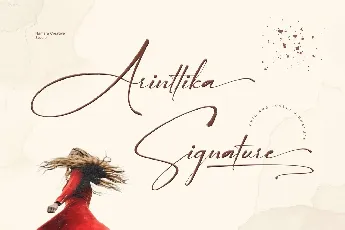 Arinttika Signature font