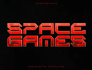 Space Games font