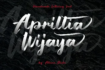 Aprillia Wijaya Demo Version font