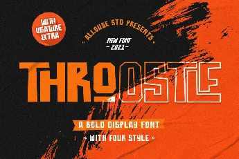 Throostle font