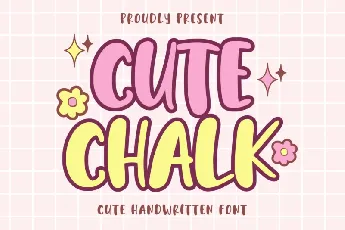 Cute Chalk Display font