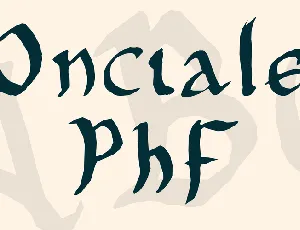 Onciale PhF font