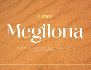 Megilona font