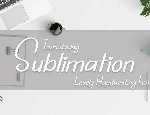 Sublimation Script font