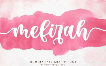 Mefirah Script font