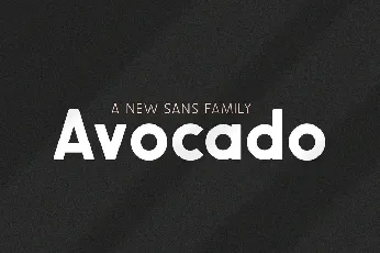 Avocado Sans font