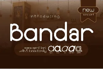 Bandar Family font