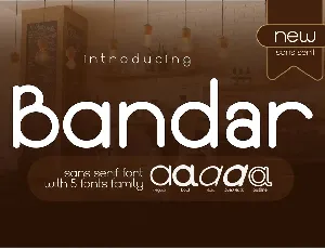 Bandar Family font