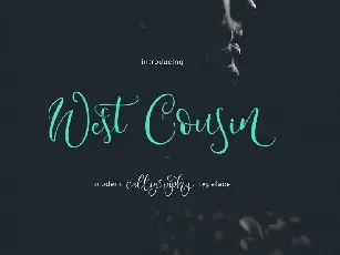 West Cousin Script font