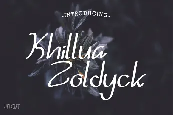 Khillua Zoldyck font