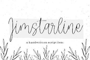 Jimstarline font