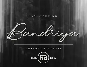 Bandriya font