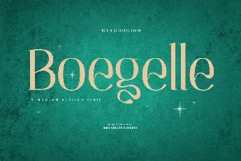 Boegelle font