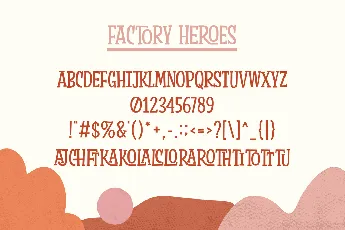 Factory Heroes font