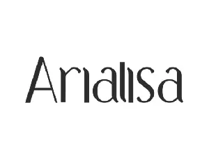 Arialisa font