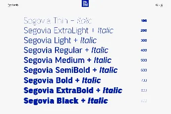 Segovia DEMO font