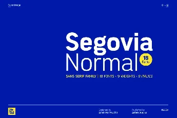 Segovia DEMO font