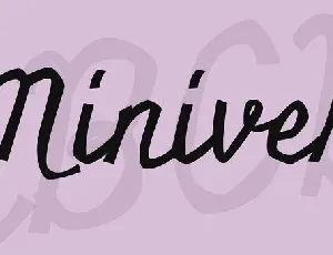 Miniver font