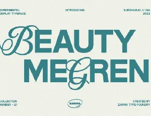 Megren Typeface font