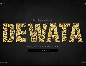 Dewata font