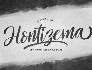 Hontizema font