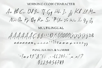 Morning Glow Demo Version font