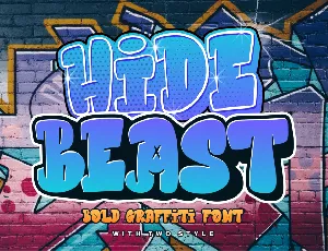 Hidebeast Demo font