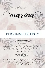 Marina font