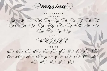 Marina font