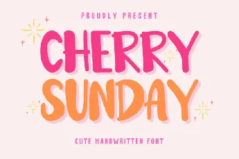 Cherry Sunday Display font