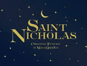 Saint Nicholas font