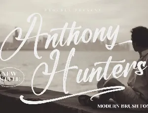 Anthony Hunters font