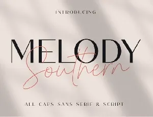 Melody Southern Duo font