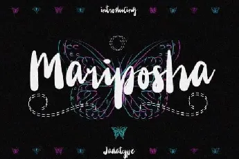 Mariposha Script font