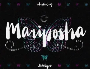 Mariposha Script font