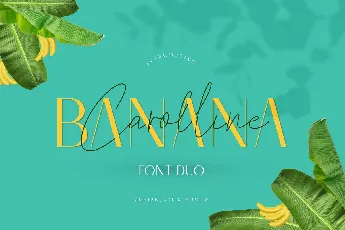 Banana Carolline font