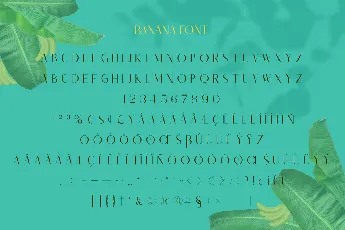 Banana Carolline font