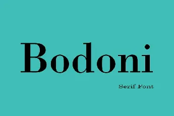 Bodoni font