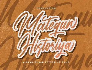 Matequn Historiya font