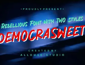 Democrasweet oo Demo font