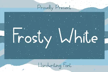 FrostyWhite font