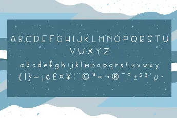 FrostyWhite font