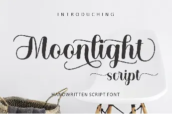 Moonlight Script font