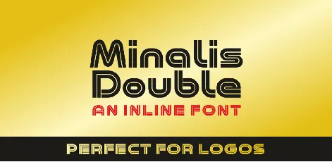 Minalis Double Demo font