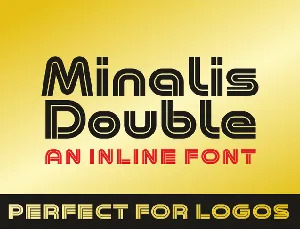 Minalis Double Demo font