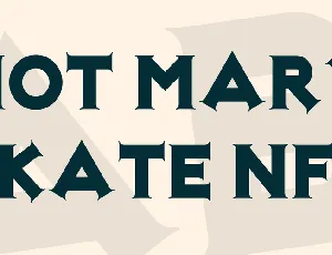 Not Mary Kate NF font