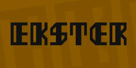 Ekster font