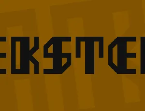 Ekster font