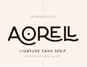 Aorell font