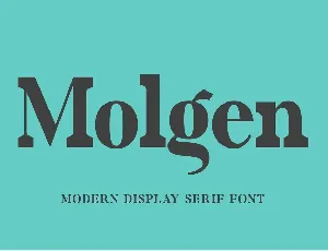 Molgen font